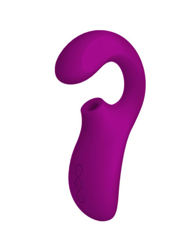 LELO ENIGMA DOBLE ESTIMULACION SUCCION MASAJEADOR MORADO