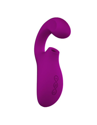 LELO ENIGMA DOBLE ESTIMULACION SUCCION MASAJEADOR MORADO