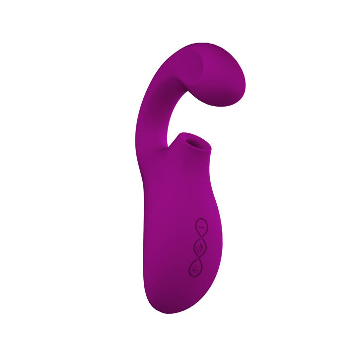 LELO ENIGMA DOBLE ESTIMULACION SUCCION MASAJEADOR MORADO