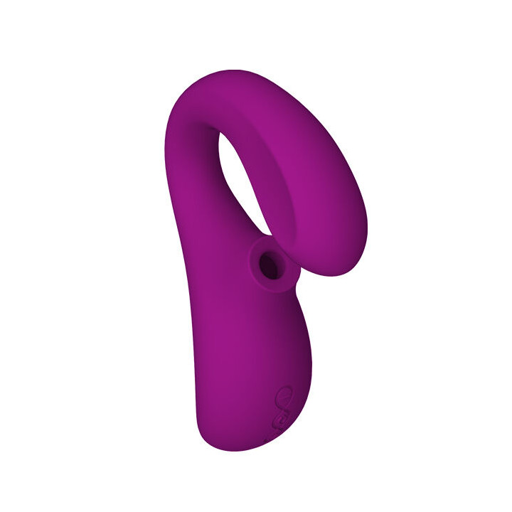 LELO ENIGMA DOBLE ESTIMULACION SUCCION MASAJEADOR MORADO