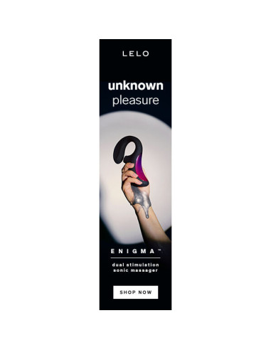 LELO ENIGMA DOBLE ESTIMULACION SUCCION MASAJEADOR MORADO