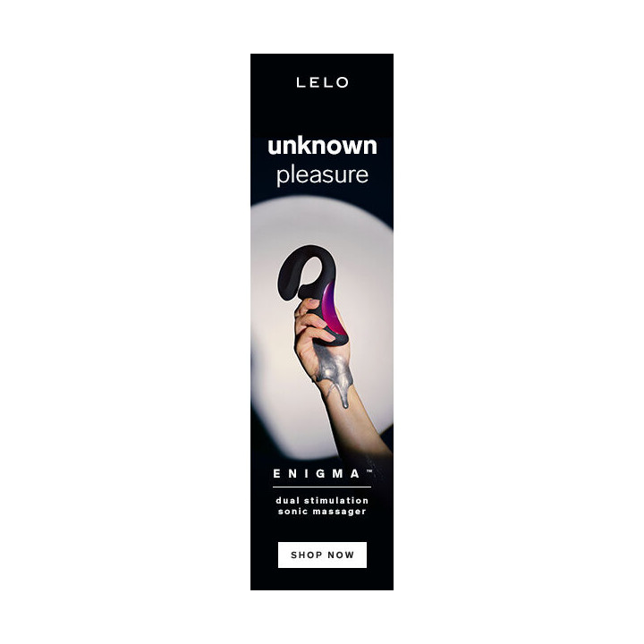 LELO ENIGMA DOBLE ESTIMULACION SUCCION MASAJEADOR MORADO