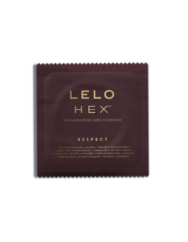 LELO HEX CONDOMS RESPECT XL 3 PACK