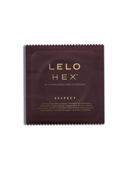 LELO HEX CONDOMS RESPECT XL 3 PACK LELO HEX CONDOMS RESPECT XL 3 PACK