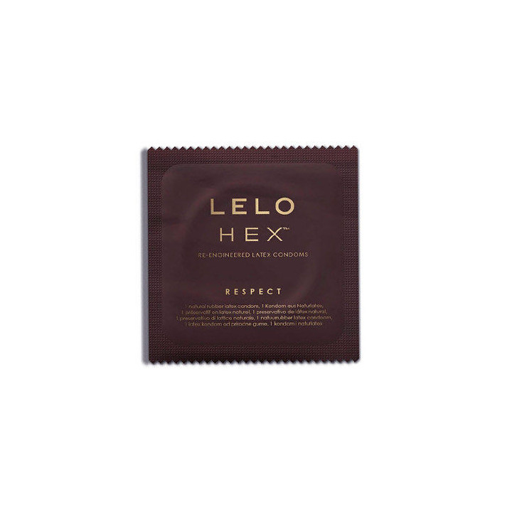 LELO HEX CONDOMS RESPECT XL 3 PACK