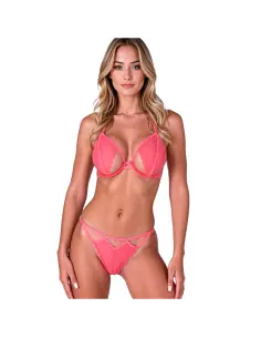 PASSION RESILQUE SET SUJETADOR TANGA ROJO S M