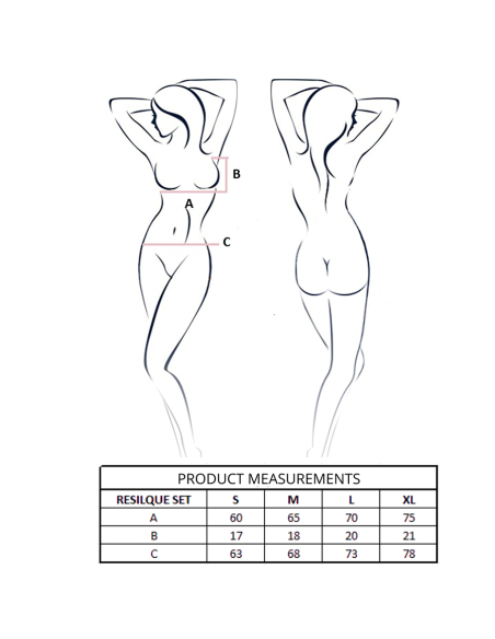 PASSION RESILQUE SET SUJETADOR TANGA ROJO S M PASSION RESILQUE SET SUJETADOR TANGA ROJO S M