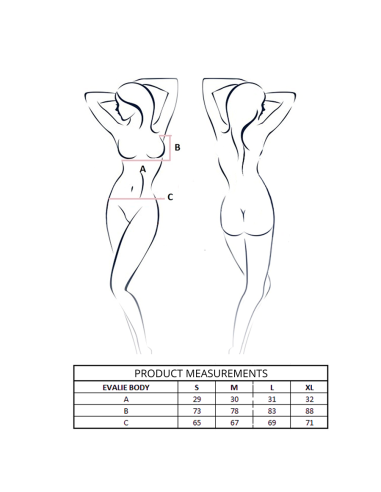 PASSION EVALIE BODY BLANCO S M