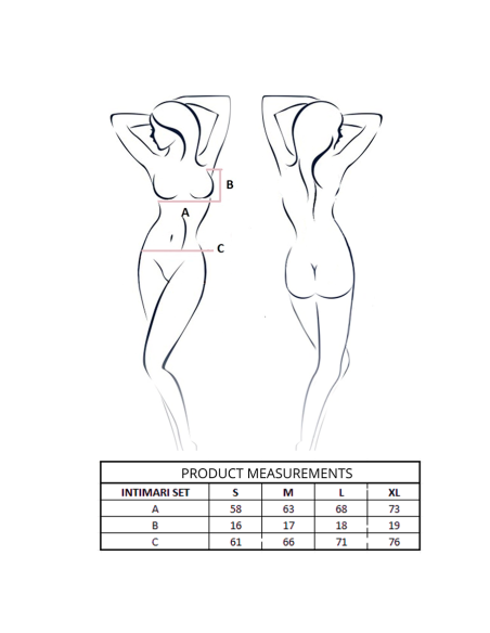 PASSION INTIMARI SET SUJETADOR BRAGAS NEGRO L XL PASSION INTIMARI SET SUJETADOR BRAGAS NEGRO L XL