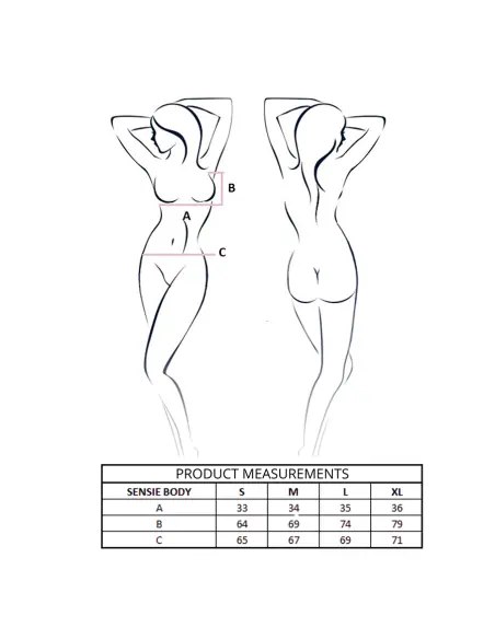 PASSION SENSIE BODY CORAL L XL