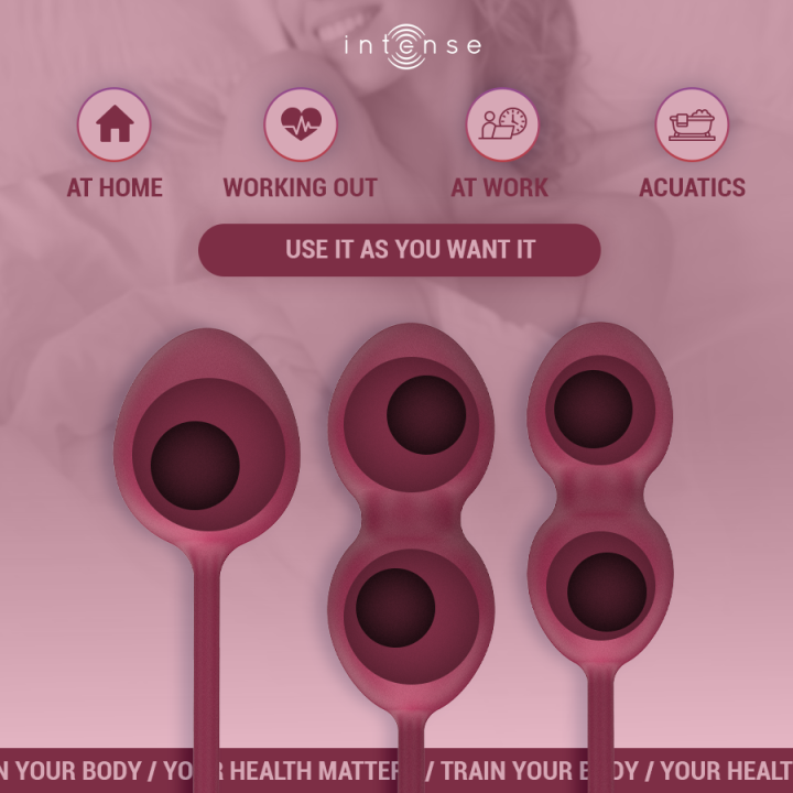 INTENSE CHARLI KIT BOLAS KEGEL VIOLET