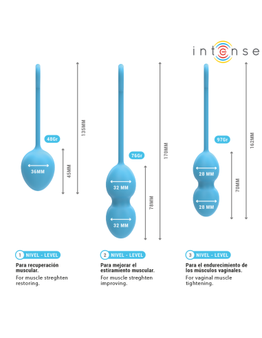 INTENSE CHARLI KIT BOLAS KEGEL OCEAN