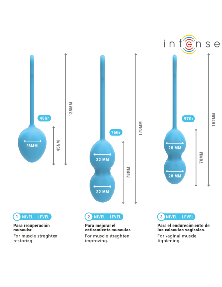 INTENSE CHARLI KIT BOLAS KEGEL OCEAN INTENSE CHARLI KIT BOLAS KEGEL OCEAN