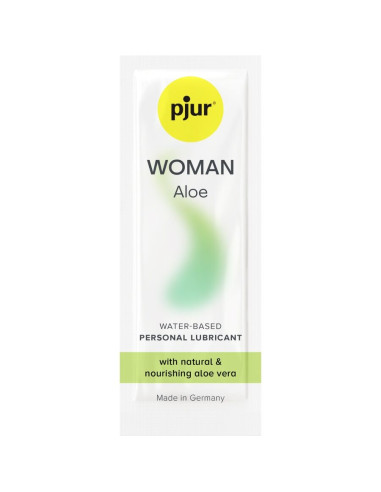 PJUR WOMAN ALOE LUBRICANTE BASE AGUA 2 ML