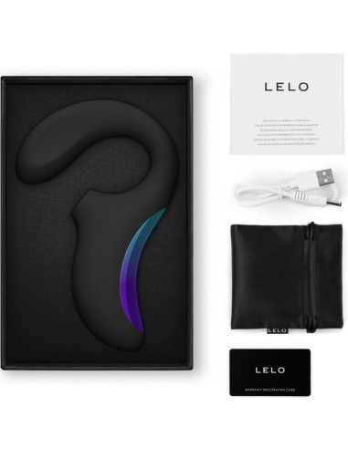 LELO ENIGMA WAVE MASAJEADOR TRIPLE VIBRACION NEGRO