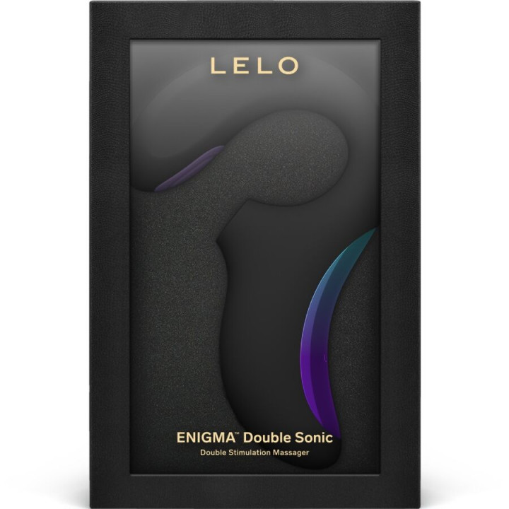 LELO ENIGMA DOUBLE SONIC VIBRADOR PUNTO G NEGRO