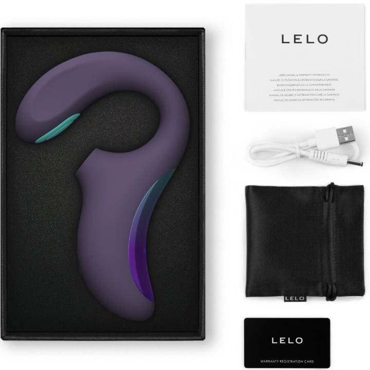 LELO ENIGMA DOUBLE SONIC VIBRADOR PUNTO G MORADO
