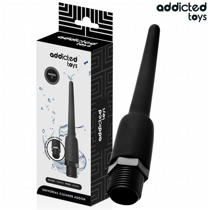ADDICTED TOYS LIMPIADOR ANAL CON ADAPTADOR UNIVERSAL MODELO 1