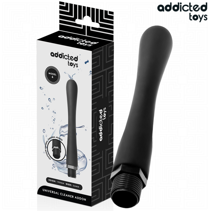 ADDICTED TOYS LIMPIADOR ANAL CON ADAPTADOR UNIVERSAL MODELO 4