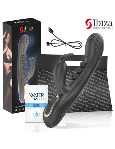 IBIZA VIBRADOR RABBIT PERLAS CON PULSACION