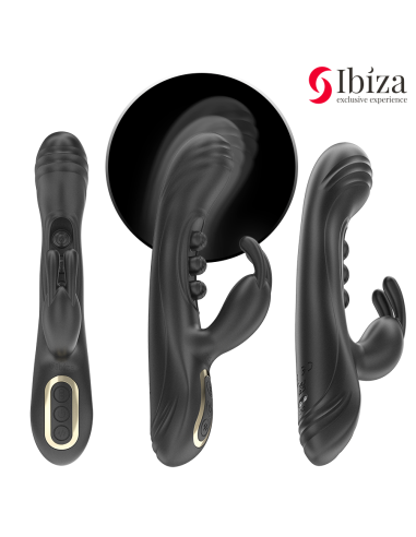 IBIZA VIBRADOR RABBIT PERLAS CON PULSACION