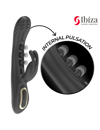 IBIZA VIBRADOR RABBIT PERLAS CON PULSACION