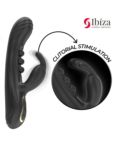 IBIZA VIBRADOR RABBIT PERLAS CON PULSACION