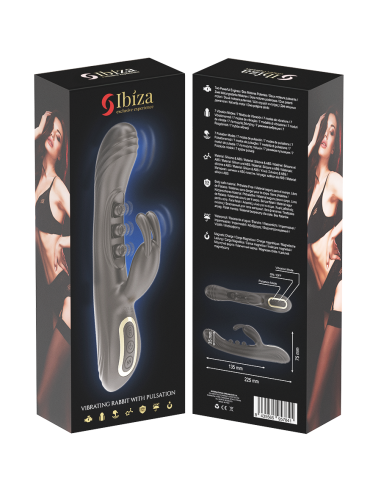 IBIZA VIBRADOR RABBIT PERLAS CON PULSACION