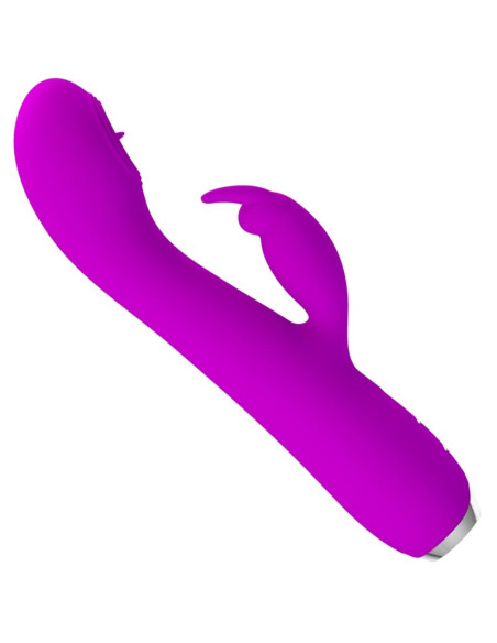PRETTY LOVE RACHEL VIBRADOR RECARGABLE CON SUCCIONADOR MORADO