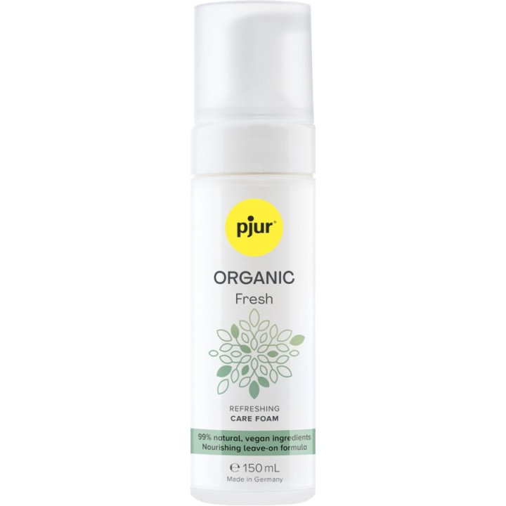PJUR ORGANIC FRESH ESPUMA REFRESCANTE VEGANA SIN ENJUAGUE 150 ML