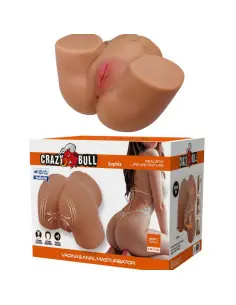 CRAZY BULL GERIANN TRASERO FEMENINO REALISTA VIBRADOR SUCCIONADOR CON SONIDO 55 KG 2