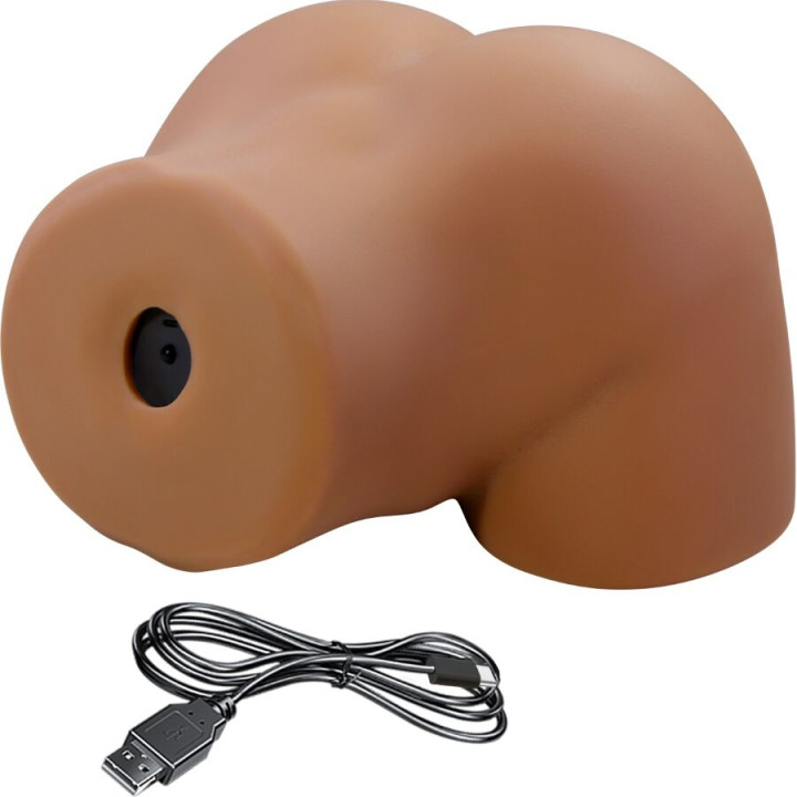 CRAZY BULL GERIANN TRASERO FEMENINO REALISTA VIBRADOR SUCCIONADOR CON SONIDO 55 KG
