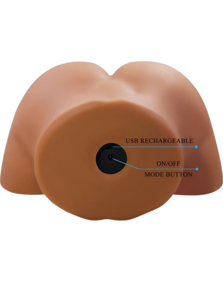 CRAZY BULL GERIANN TRASERO FEMENINO REALISTA VIBRADOR SUCCIONADOR CON SONIDO 55 KG CRAZY BULL GERIANN TRASERO FEMENINO REALISTA VIBRADOR SUCCIONADOR CON SONIDO 55 KG