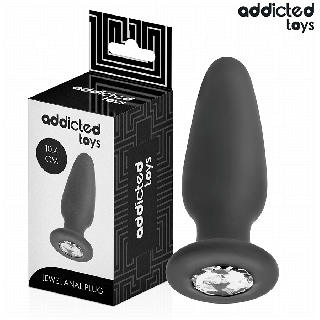 ADDICTED TOYS PLUG ANAL CON JOYA SILICONA TALLA M 104 CM