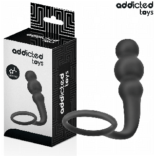 ADDICTED TOYS PLUG ANAL CON ANILLO SILICONA MODELO 1