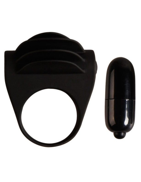 PRETTY LOVE CHESTER ANILLO VIBRADOR NEGRO