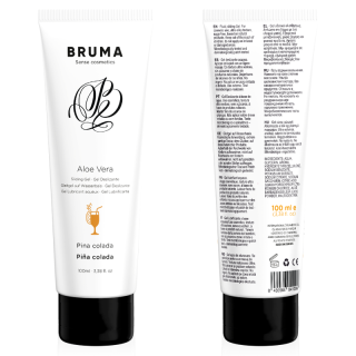 BRUMA GEL DESLIZANTE CON ALOE VERA SABOR A PINA COLADA 100 ML