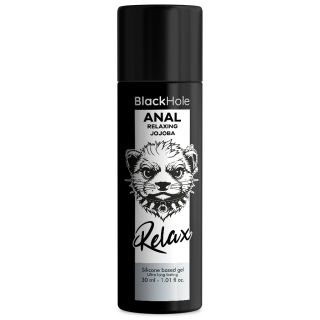 BLACK HOLE ANAL RELAXING CON JOJOBA BASE SILICONA 30 ML