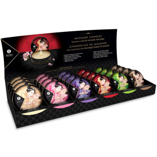 SHUNGA MINI CARESS BY CANDLELIGHT DISPLAY VELAS MASAJE 24 UDS