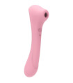 FEMINTIMATE - DAISY MASSAGER SUCTION AND VIBRATOR PINK