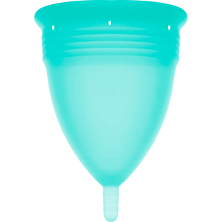 STERCUP COPA MENSTRUAL FDA SILICONA AQUAMARINA TALLA S