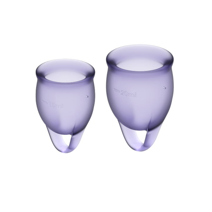 SATISFYER FEEL CONFIDENT KIT COPA MENSTRUAL LILA 15 20 ML