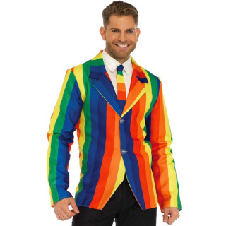 LEG AVENUE TRAJE BLAZER CORBATA ARCOIRIS M