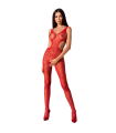 PASSION - WOMAN BS085 RED BODYSTOCKING ONE SIZE