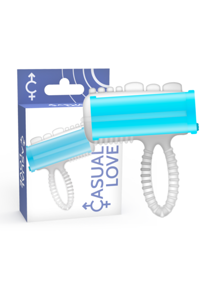 CASUAL LOVE RING TONGUE VIBRATING AZUL