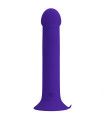 PRETTY LOVE - MURRAY YOUTH VIBRATING DILDO & RECHARGEABLE VIOLET