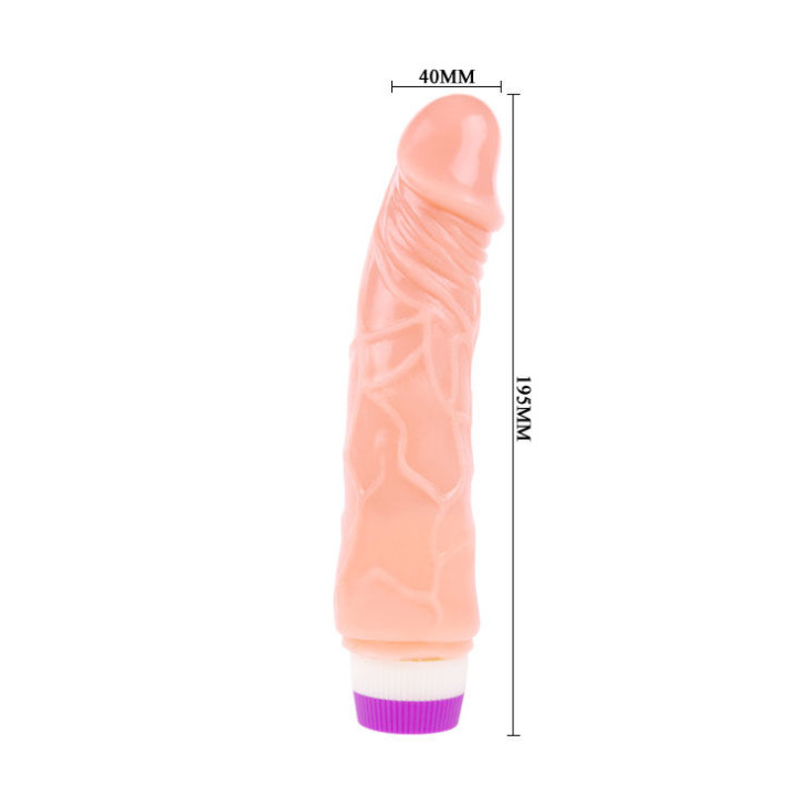 BAILE VIBRADOR REALISTICO 20 CM