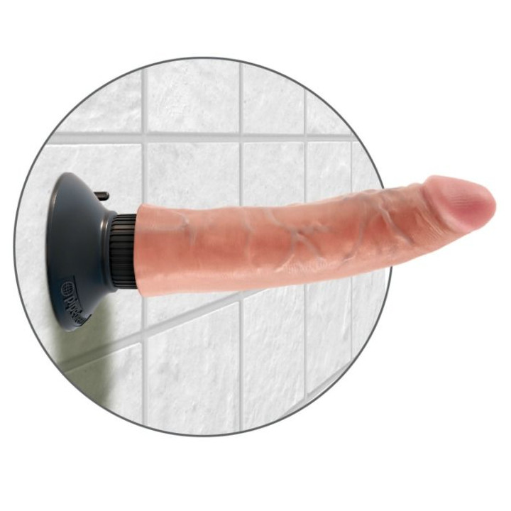 KING COCK DILDO VIBRADOR 1778 CM NATURAL