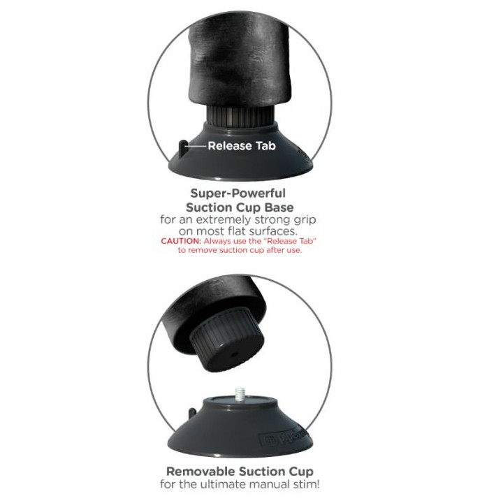 KING COCK DILDO VIBRADOR CON TESTICULOS 23 CM NEGRO