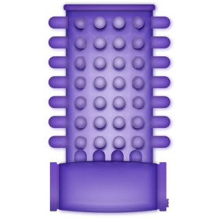 CASUAL LOVE RING FUNDA PENE VIBRADOR LILA